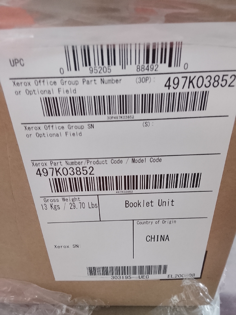 Xerox Booklet Maker for Office Finisher Other Printer Parts - Image 1