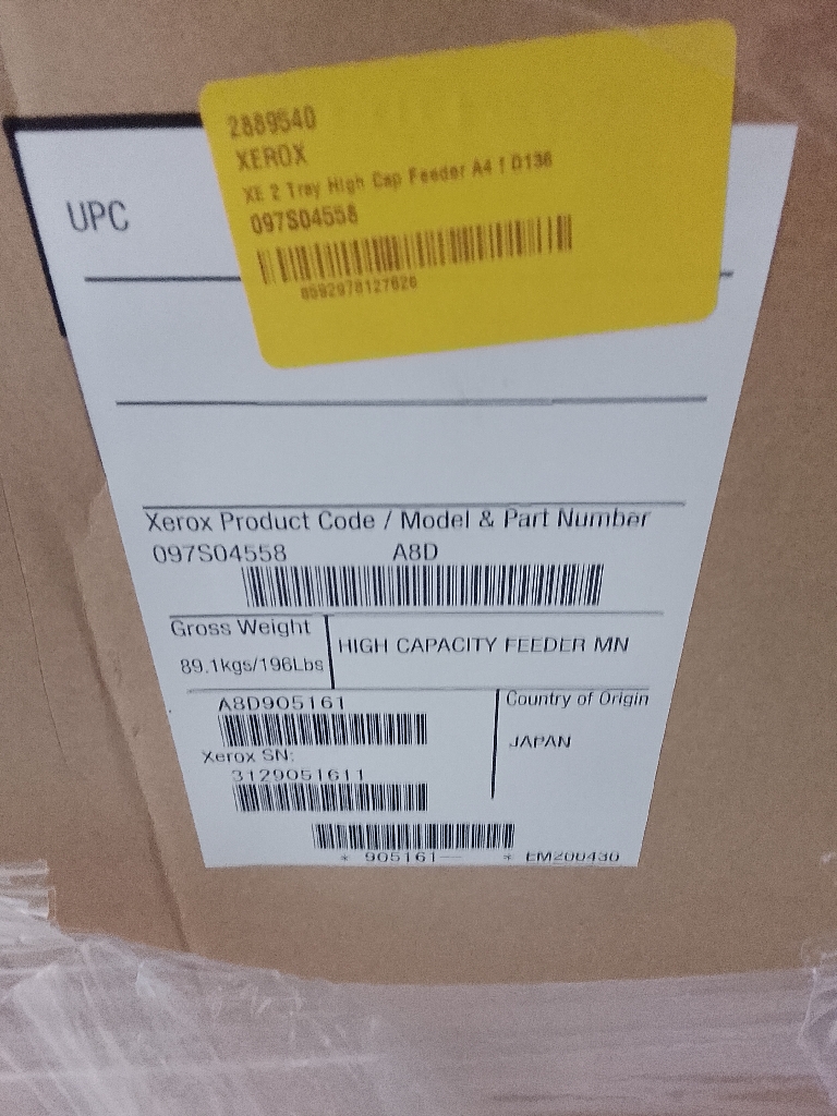 XEROX XE 2 Tray High Cap Feeder A4 f D136 Other Printer Parts - Image 1