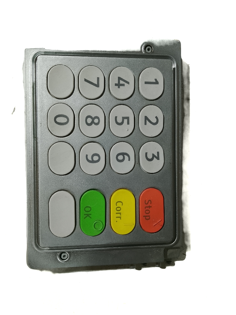 NCR 6626 EPP Keypad USB VERIFONE Silver Metal, Plastic - Image 1