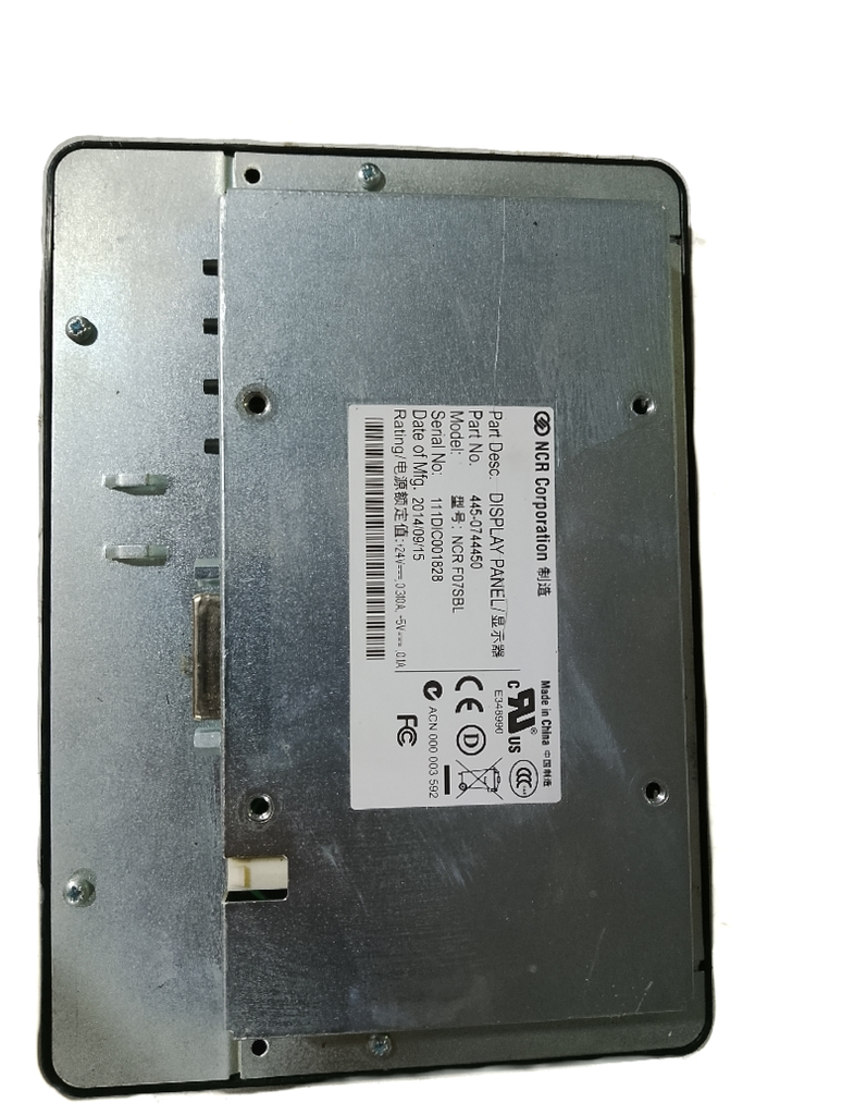 NCR 6626 Screen (Panel) Silver Metal, Plastic - Image 3