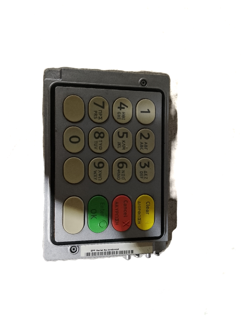 NCR 6626 EPP Keypad USB VERIFONE Silver Metal - Image 1