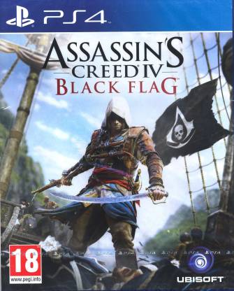 Games Sony Playstation 4 Assasins Creed IV Black Flag Scart N/A (Used)