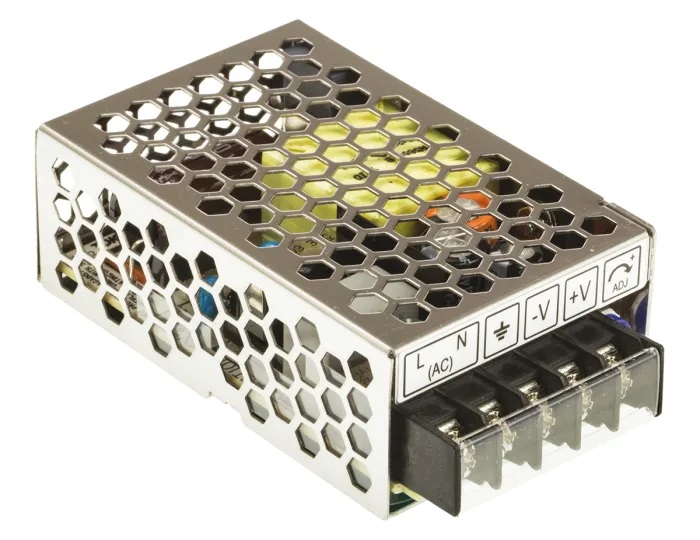 Power Supply TDK LS25-5 Enclosed, Switching Power Supply, 5V dc, 5A, 25W Used A