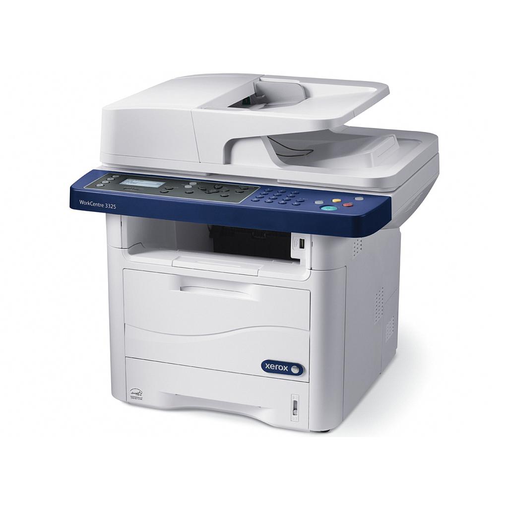 All in One Printer-Xerox-3325-Used A-2013-Ethernet-Rj-11-Usb-<150K Pages-37 ppm-A4-A5-B/W Laser-Printer-LOC-2"