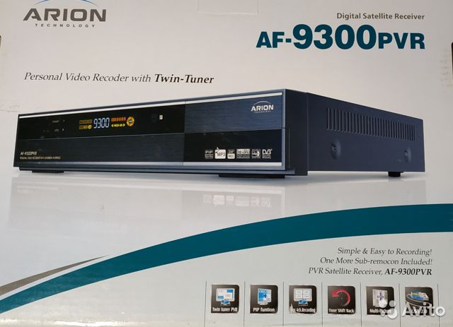 ARION AF 9300PVR DIGITAL SATELLITE RECEIVER Open Box