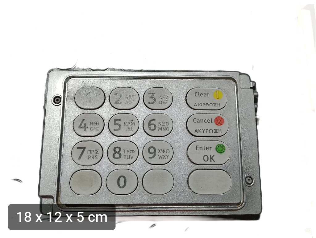 NCR 6627 EPP Keypad USB VERIFONE COUNTERTOP Silver Metal, Plastic C9 - New Open Box
