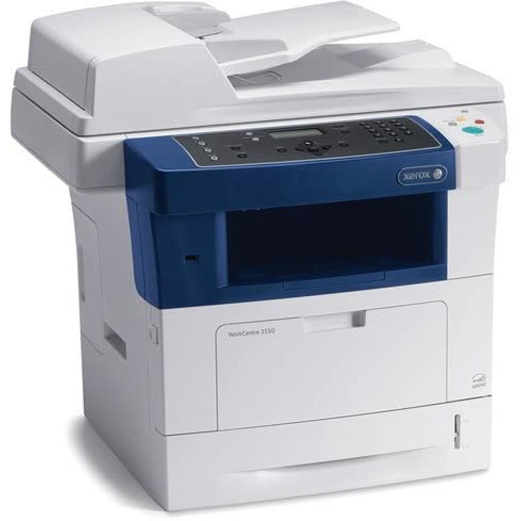 All in one Printer Xerox 3550 Used A Ethernet Rj-11 Usb <25K Pages A4 A5 A6 B/W Laser-Printer B/W Laser-Photocopy 2"