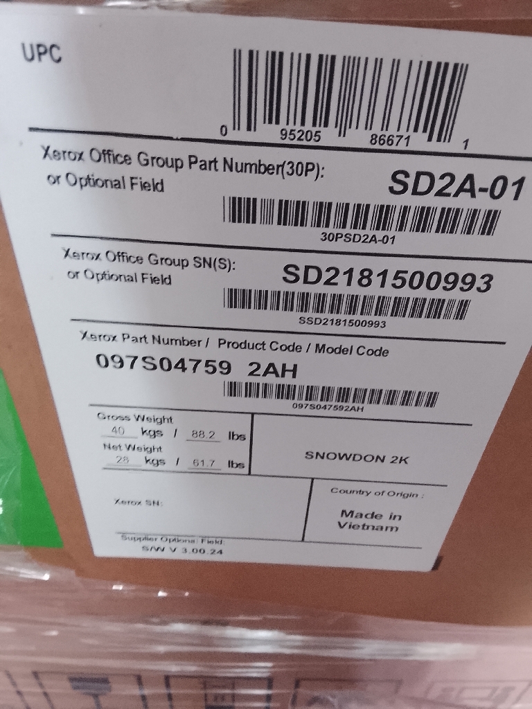 Xerox 2250 Sheet office Finisher Other Printer Parts NEW
