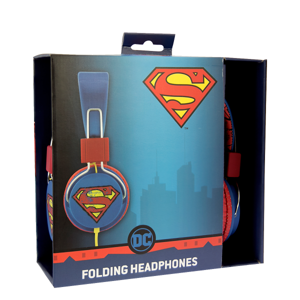 Speaker China OTL Vintage Superman Folding Headphones New Jack 3.5mm Mini 20 Watts