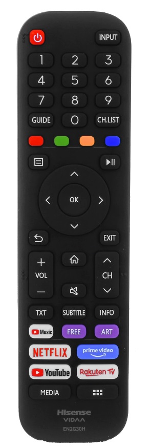 TV Hisense EN2G30H TV Remote Control Hisense Open Box