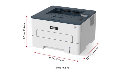 Xerox B230 Used A 2021 Ethernet <25K Pages A4 A5 B5 B/W Laser-Printer UNL