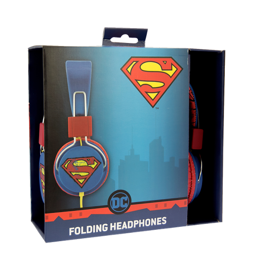 Speaker China OTL Vintage Superman Folding Headphones New Jack 3.5mm Mini 20 Watts