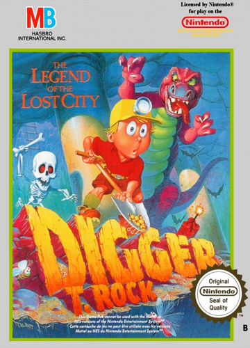 Games Nintendo Nintendo 1985 the Legend of the Lost City Digger T Rock (Used)