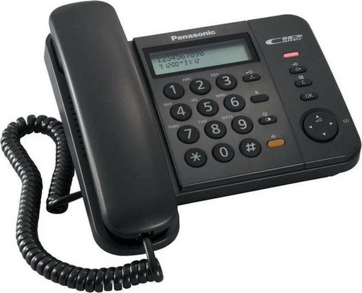 Business Phone Panasonic kx-ts560ex Wired Telephone Black Open Box Rj-11 Digital