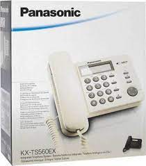 Business Phone Panasonic kx-ts560ex Wired Telephone White Open Box Rj-11 Digital