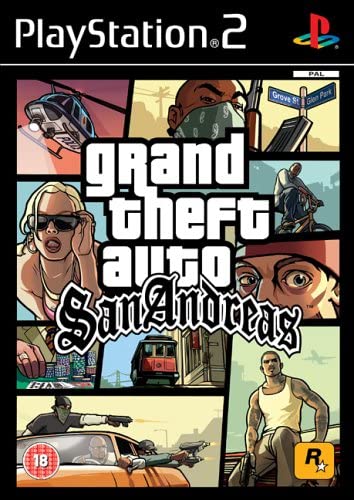 Games Sony Playstation 2 Grand Theft Auto SanAndreas Scart N/A (Used)