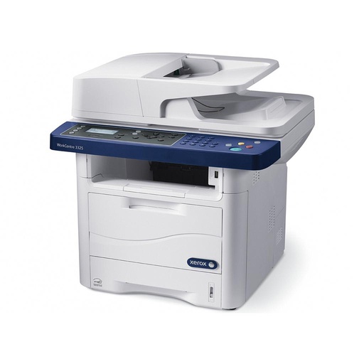All in One Printer-Xerox-3325-Used A-2013-Ethernet-Rj-11-Usb-<150K Pages-37 ppm-A4-A5-B/W Laser-Printer-LOC-2"
